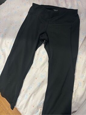 Reebok Black Athletic Capri Leggings